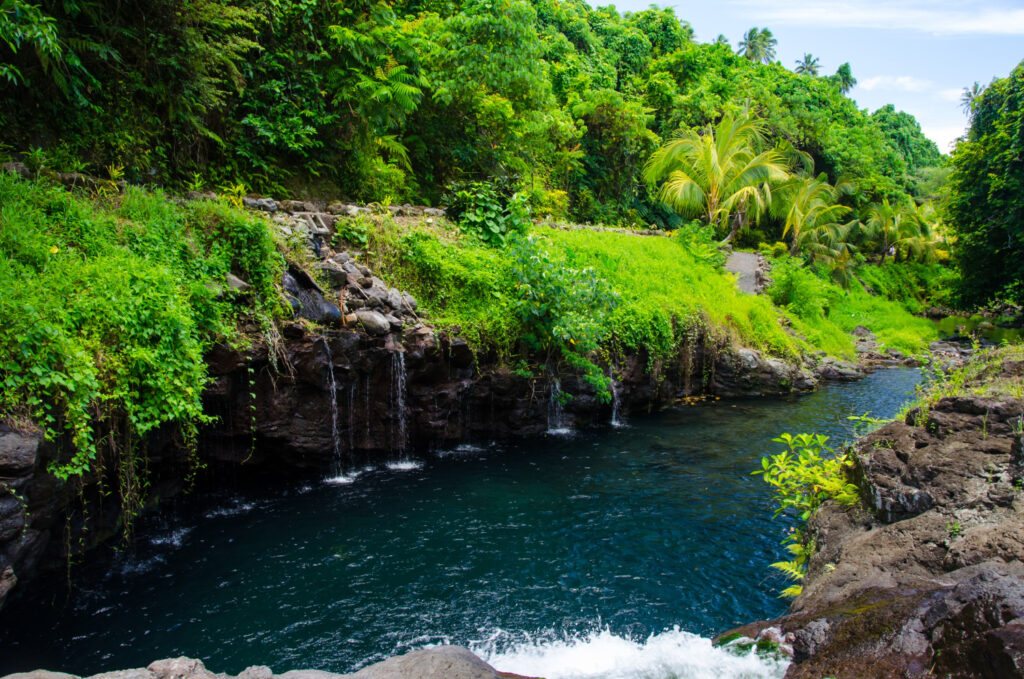 Imagen de rio en Samoa